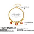 Red Enamel Ladybug Charm Necklace and Bracelet Collection view 7
