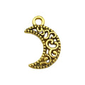Matte Gold-Tone Sun and Moon Metal Charms with 29 Listed Options view 11