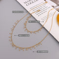 Gold Cherry Bead Dangle Bracelet Fine Cable Chain Charm Style view 2