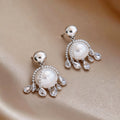 Vintage Style Floral and Pearl Earrings in Seven Designs view 12