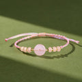 Braided Cord Jade Disc Adjustable Bracelets Two Styles view 7