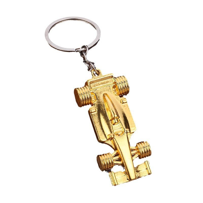 F1 Race Car Zinc Alloy Keychain Promotional Gift Accessory