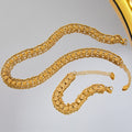 Gold Multilayer Starburst Square Link Necklace Bracelet view 3