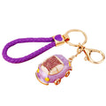 Jeweled Beetle Car Keychains With Color and Wrist Strap Options view 5