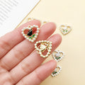 Yellow Heart Metal Charms with 6 Listed Options for DIY Jewelry Making view 4