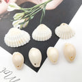 Yellow Seashell Shell Charms with 4 Listed Options view 3