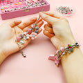 Pink Jewelry Kit and Jewelry Box Metal Charms with 3 Listed Options view 3