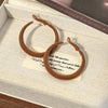 Brown Hoops