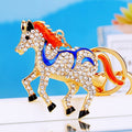 Jeweled Horse and Mixed Auspicious Charm Keychains in Fifty-Seven Options view 4