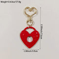 Hammered Open Heart Charms with Gold Tone Heart Clasps view 4