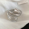 Silver Folded Cuff