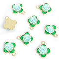 Rose Shell Turtle Enamel Metal Jewelry Charms, 8 Colors view 10