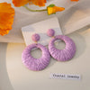 Purple Yarn Discs