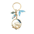 Blue Seahorse Dolphin Octopus Shell and Tail Keychains view 5