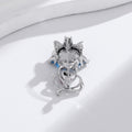 Cat Crystal Two Designs Metal Brooch Pin for Jackets and Lapels view 4