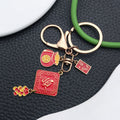 Fifty-Four Red Lunar Festival Keychains and Phone Strap Charms view 3