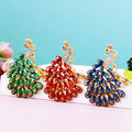 Jeweled Openwork Peacock Keychains in Three Colors plus Assorted Option view 4