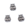 Owl Large-Hole Spacer Bead in 1 Finish for Jewelry Making view 3