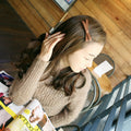 Brown Fabric Bow Eight Centimeter Finished Hair Clip view 3