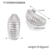 Silver Ribbed