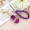 Purple Braided-Bow-Shoe