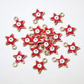 Enamel Evil Eye Star Charms in Eleven Color Styles view 11