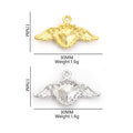 Polished Silver Gold Heart Alloy Charms in 16 Styles view 2