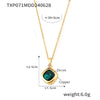 Dark Green Necklace