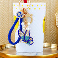 Gradient Butterfly Keychains with Fortune Loops and Loop Only Options view 6