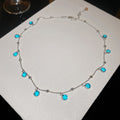 Round Crystal Charm Necklaces in Four Bright Colors view 7