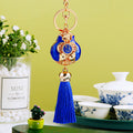 Double Fish Fortune Bag Tassel Keychains in Four Colors plus Assorted Option view 2