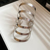 Silver Geometric Arm