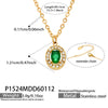 Green Oval Pendant