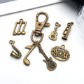 Gold-Tone Musical Instrument Metal Charms with 26 Listed Options view 2