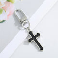 Silver Tone Gothic Motif Clip Keychains in Seven Designs view 3