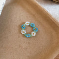 Seed Bead Daisy Flower Necklaces Bracelets Rings Eighteen view 9