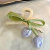 Purple Tulip Bow