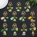 Panda and Rice Dumpling Festival Enamel Keychains, 4 Styles view 2