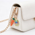 Easter Bunny, Carrot and Egg Enamel Clasp Keychains, 4 Designs view 4