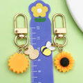 Bee and Honeycomb Charm Keychains with 25 Assorted Design Styles for Bags and Keys view 2