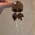 Brown Resin and Beaded Statement Earrings in Fifty Designs view 6
