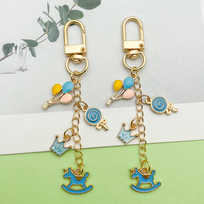 Image 1 showing food keychains shown in the product image.