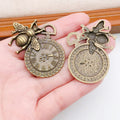 Yellow Clock Gear Metal Charms with 24 Listed Options view 9