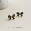 Black Pave Bow