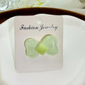 Glitter Bow Resin Duck Bill Hair Clips Seven Colors view 11