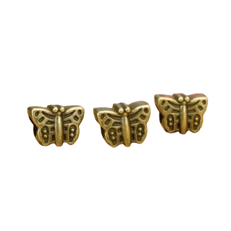 Vintage Butterfly Alloy Large Hole Bead Charm