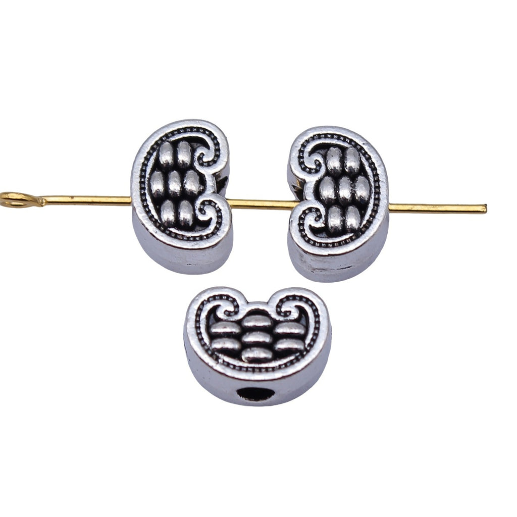 10.6x7.5x6mm 1.9g Multicolor Zinc Alloy Abacus Lock Small Hole Loose Metal Beads for DIY Jewelry Making