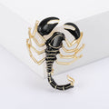 Enamel Scorpion Brooch in Four Metal and Color Combinations view 4