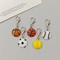 Mini Sports Ball Lobster-Clasp Charms in Five Designs view 1