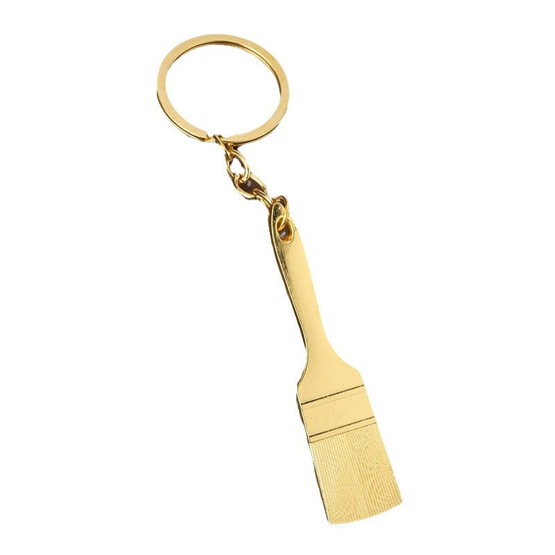Creative Mini Shovel Zinc Alloy Keychain Gift Pendant